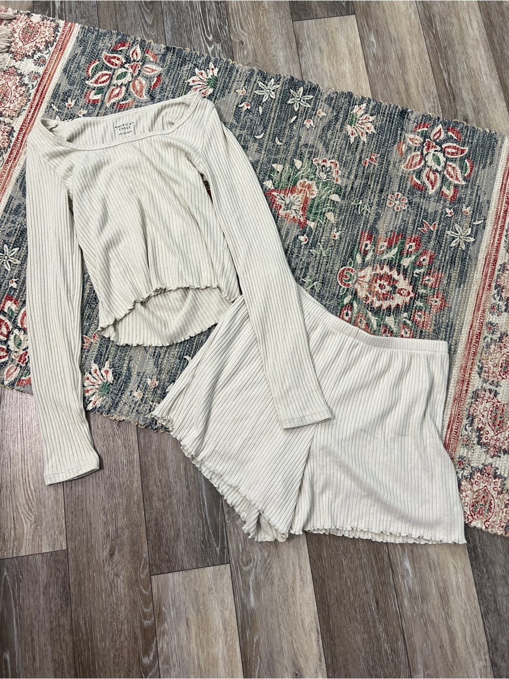 American Eagle lounge set ribbed